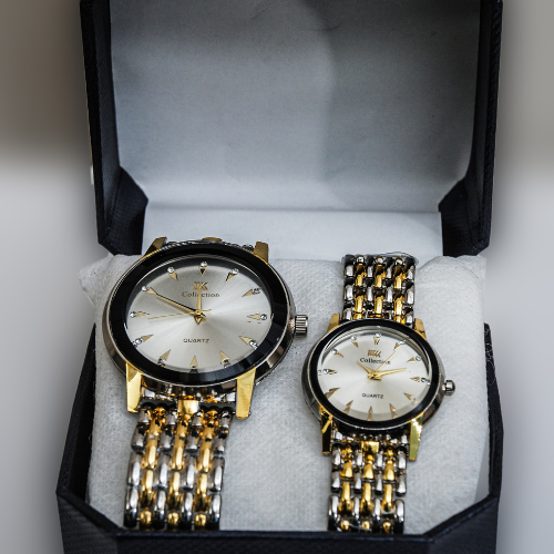 Latest Stylish His & Her Couple Wrist Watch