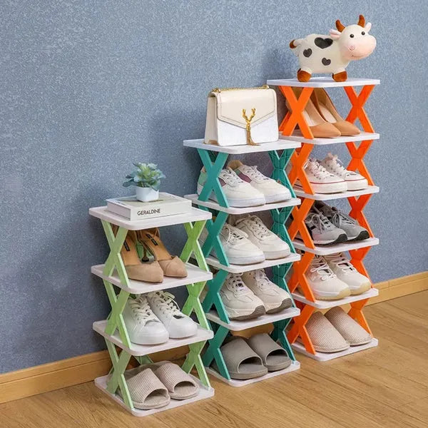 4 and 5-Layer Multi-Functional Rack Versatile Stackable Organizer for Shoes,