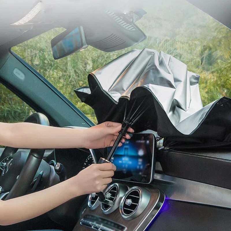 Car Sunshade Umbrella Windshield Folding Front Parasol Umbrella Type