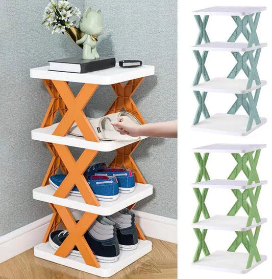 4 and 5-Layer Multi-Functional Rack Versatile Stackable Organizer for Shoes,