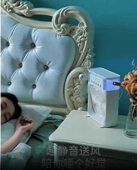 Portable 3 In 1 Fan AIr Conditioner Household Small Air Cooler