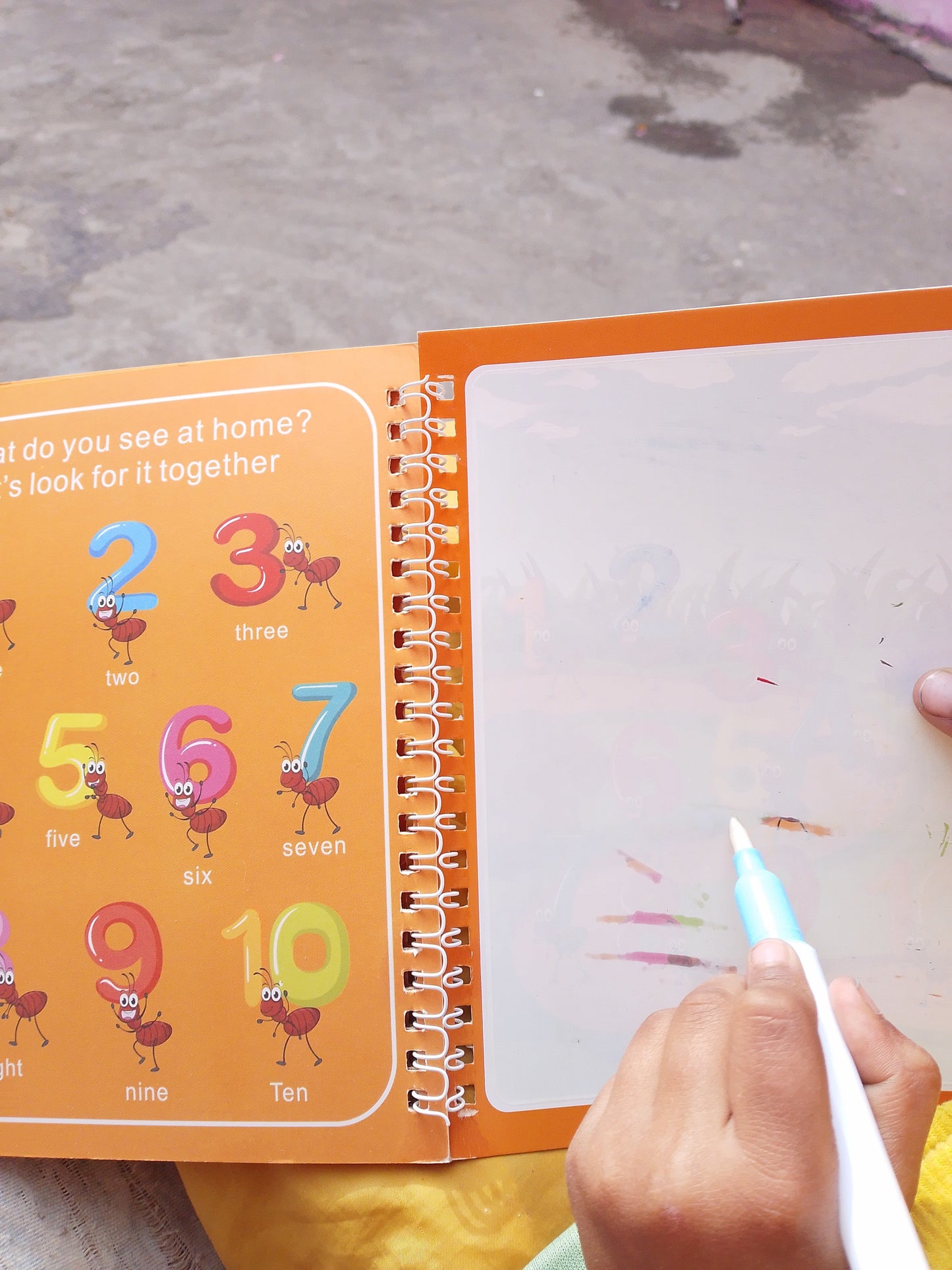 Magic Water Book, Water Drawing Book, Reusable Doddle Book with Pen for Kids