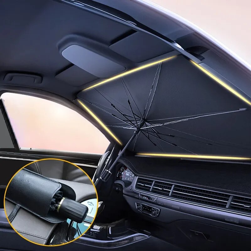 Car Sunshade Umbrella Windshield Folding Front Parasol Umbrella Type
