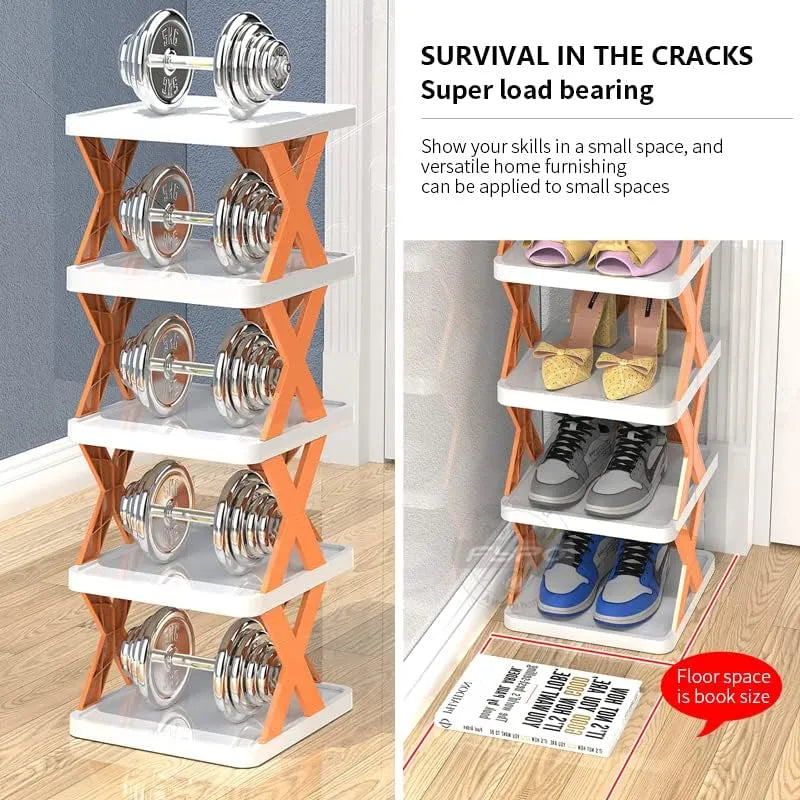 4 and 5-Layer Multi-Functional Rack Versatile Stackable Organizer for Shoes,