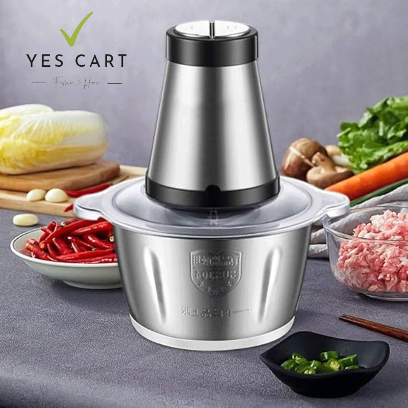 Yescart 3 liter Stainless Steel Electric Meat Copper Meat Grinder and Qeema Machine