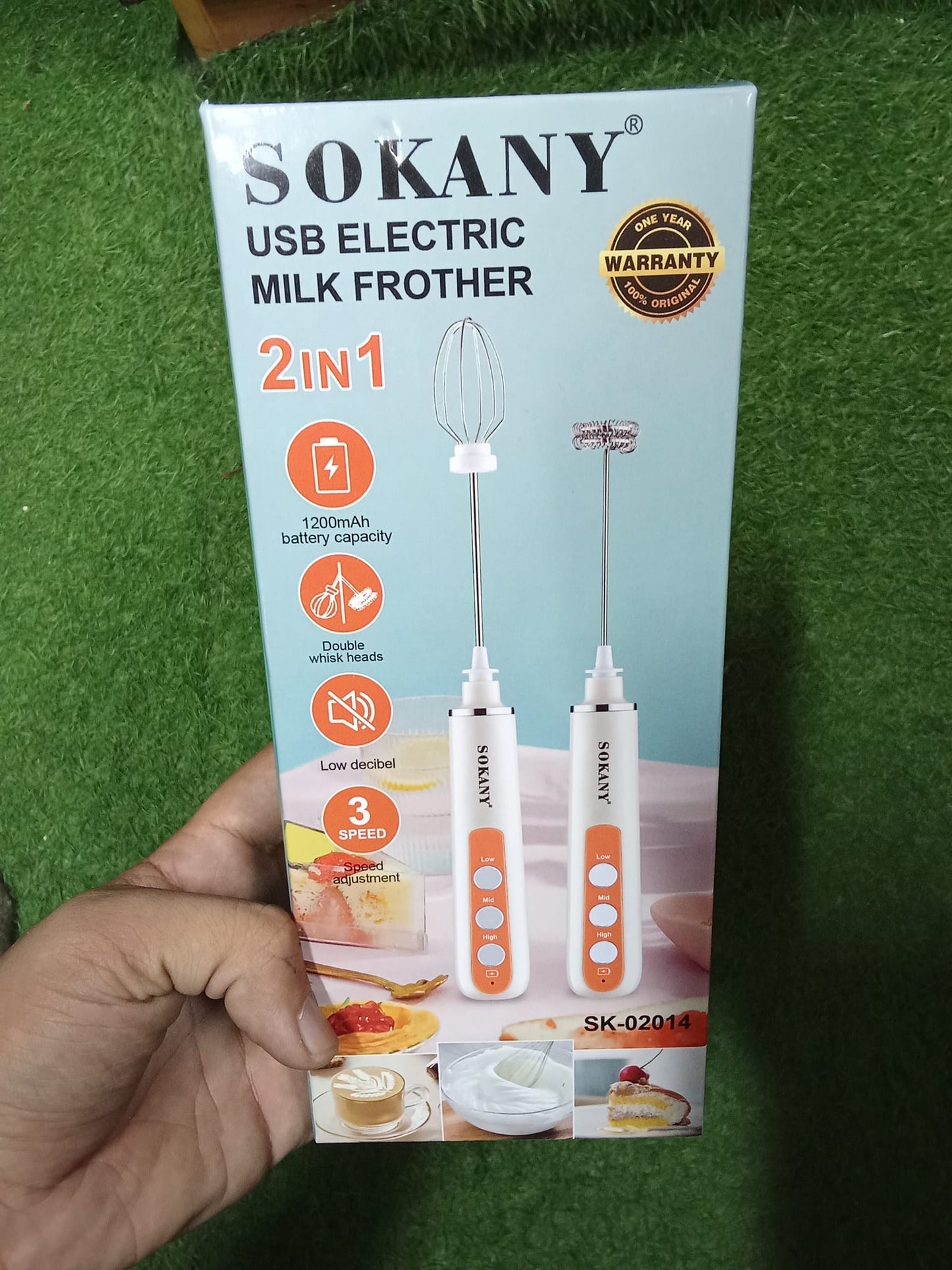 Sokany 2 in 1 High Quality Coffee Beater and Egg Whisker