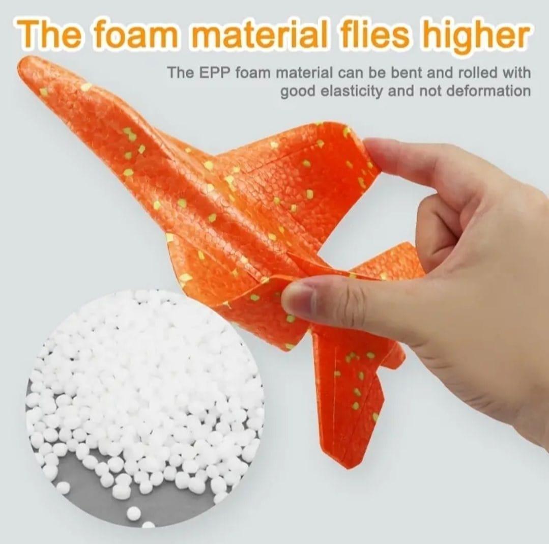 Foam Aircraft Catapult Gun Toy Set for Boys and Girls